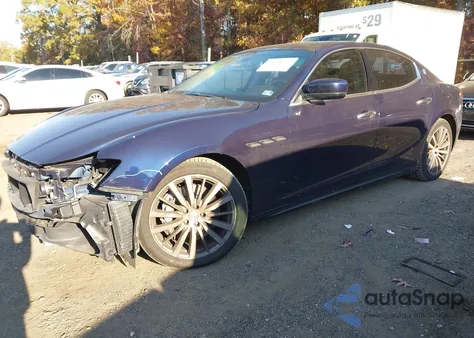 2015 Maserati Ghibli S Q4 from USA, damaged, VIN ZAM57RTA9F1145482